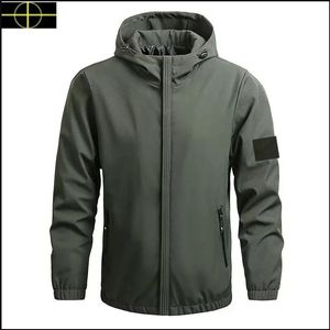 Giacca di pietra di marca isola maschile primaverile giacca Windrunner sottile giacca sottile da uomo per vento da uomo abbigliamento abbigliamento da donna con cappuccio con cappuccio cappotto di marca a10