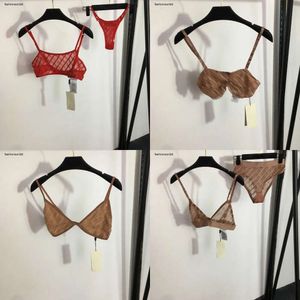 Traje designer de roupas de roupas femininas lingerie malha malha sling sutiã roupas íntimas triangular com caixa 08 11 11