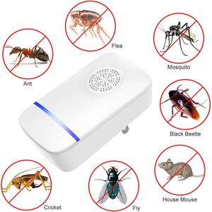 Partihandel ultraljuds tyst djur myggavvisande elektronisk insektavvisande gnagare avvisande hushåll insekt avvisande skadedjursbekämpning hushållsdrottar