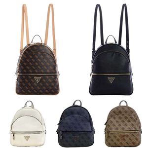 Handbag Designer 50% Discount on Hot Brand Women's Handbags Gus New Backpack Trendy Casual Simple Letter Large Capacity Mommy Bag