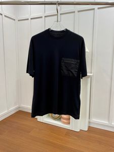 24SS tidiga våren herrarna denim skjortor shorts Italien Paris män kvinnor high street mode korta ärmar os t-shirts sommar andningsbar tee p0418