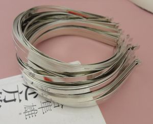 50pcs 5mm Silver Finish Plain Metal Hair Headbands with bend tips for DIY kids Hair Accessories 5mm regular metal hairbands8055419