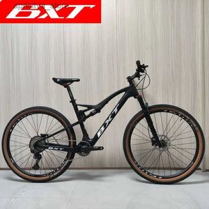 Bisiklet 29er Karbon Fiber MTB Compte Bicyc Hız Yolu XC CYC Tam Şok Dağ Dağ Bisikleti Customizab L48