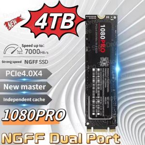 Muhafaza 1080Pro 4TB SSD Katı Hal Sürücüsü NGFF NVME 2TB 1TB 280 PCIE 4.0 Oyun Dahili Sabit Sürücü 7400MB/S SDD Dizüstü bilgisayar PC dizüstü bilgisayar