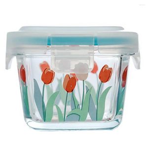 Storage Bottles Refrigerator Sealed Glass Box Toddler Food Containers Lids Terrarium Snack Case