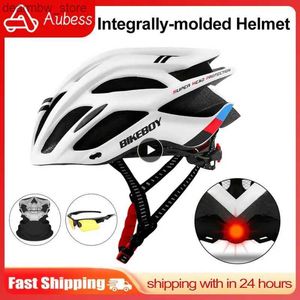 Cycling Caps Masks Bikeboy Cycling Helmet Ultralight MTB Bicycle Helmet Sport Special Mountain Bike Helmets Outdoor Riding Equipment For Men Women L48