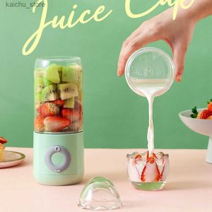 Juicers portáteis Mini -alimentos e robôs de smoothie portáteis Robô USB Juicer portátil sem fio Y240418