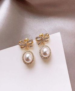 Luxus -Schmuckschuh Butterfly Ohrringe Set Schmuck für Frauen Designer Fashion Gold Pearl Statement Liebe Ohrringe5226030