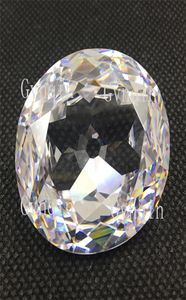 von DHL White Oval Kohinoor moderner Diamant losen Kubikzirkonia Edelsteinen5406249