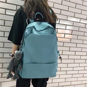 Backpack Frog Toy Solid Simple Travel Quality Fabric Rucksack For School 2024 Design Big Bag Women