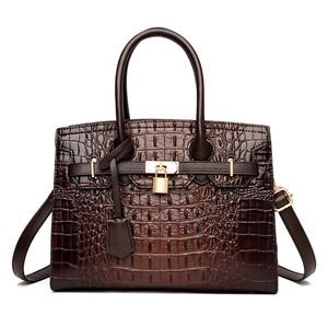 bolsa quente saco de crocodilo impressão feminina bolsas bolsas bolsas de bolsa