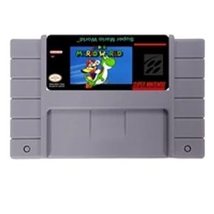 Cards Save Arquivo Super Marioed World NTSC 16 Big Grey Game Card for USA Version Game Player