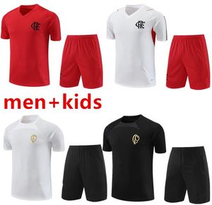 Cr Flamengo Soccer Jerseys Flamenco 23 24 Coríntios Flamenco Futebol Treinamento de Treinamento de Treinamento Coríntio Mangas 2023 2024 Men Kit Kids Kit