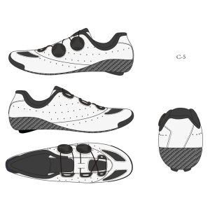 Stivali Hyper Cycling C5 Scarpe per scarpe da strada semicustom Scarpe ciclistiche Professional Cycling Shoe Shoe Shoe Bont Rocket Lake Verducci