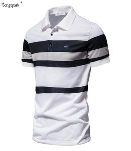 Man Polo Shirt Print Stripe Classical Pattern France Luxury Brand Serge Park Eden Cotton Blandar Europeisk design 2204199847512