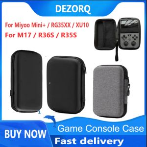 الحالات حماية حالة تخزين اللعبة لـ Miyoo Mini Plus M17 R36S R35S CARDER CONSOLE CASE CASE لـ Anbernic RG35XX XU10