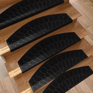カーペット耐久性のある床マット自己粘着階段踏面木製の階段のためのソフトセーフティグリップ