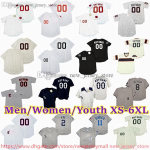 Custom XS-6XL Movie Throwback Baseball Jersey 15 Ричи Аллен 72 Карлтон Фиск Гарольд Бейнс Фрэнк Томас Нелли Фокс Луис Апарисио Робин Вентура Марк Бюрле