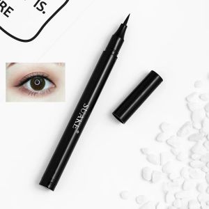 Eyeliner 1pc czarny wodoodporny szybki suchy płyn do eyelinera długotrwały przeciwnik ołówek ołówek naturalny makijaż kosmetyczny