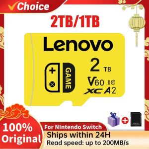Kort Lenovo A2 U3 Micro TarJeta SD 2TB 1TB 512 GB 256 GB 128G Överföring 200 MB/S Memory Card 128 GB Klass10 SD/TF -kort för Nintendo Switch