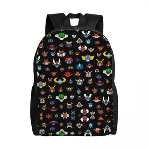 Ryggsäck UFO Robot Travel Men Women School Computer Bookbag Goldorak Grendizer Mazinger Z College Student Daypack Väskor