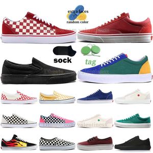 OG Klassiker Vintage Old Skool Purple Designerin Canvas Casual Schuhe Slebende Freizeitschuhe Sneakers Traube Luxus Königliche Mann Frau Teller-Forme Pink Dhgates Trainer