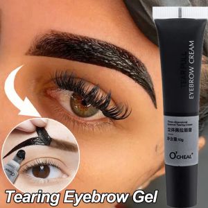 Enhancers SemiPermanent Peel Off Eyebrow Gel Waterproof Matte Eye Brow Tattoo Tint Lasting Dye Eyebrow Enhancer Cream Make Up Cosmetics