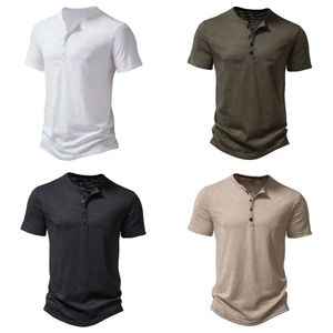 Designer T Tshirt camisa pólo colar henley verão casual cor sólida cor curta de manga curta camiseta para homens polo homens de alta qualidade massirts size preto 2xl camisetas s camisetas