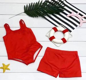 Barn badkläder designer onepiece baddräkt flickor barn bikini set barn simning kostym småbarn spädbarn pojkar strandkläder shorts kläder4244909