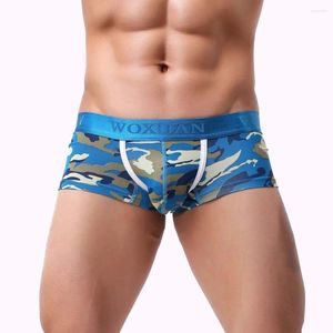 Underbyxor Jaycosin Men's Spandex Fashion Mens Briefs Shorts Soft Underwear Bulge Pouch Camouflage Print Underpant High Quality