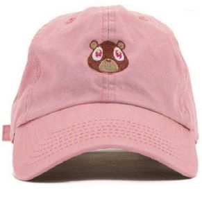 Ye west orso papà cappello adorabile berretto da baseball estate per uomini donne snapback berbase unisex esclusiva rilascio15220421