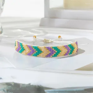 Strand White Thread Friendship Bracelets for Women Reg Regaro Gioometrica di freccia geometrica Personalizzati Biteielli da spiaggia per la spiaggia per la spiaggia