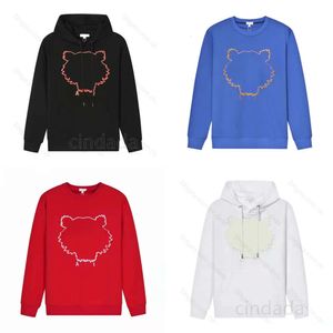 Hoodie Women Tiger Head Advanced Tasarımcı Moda Men İşlem Yuvarlak Boyun Kazak Sonbahar Kış Gevşek Yüksek Sokak Klasik Üstleri 33x2#