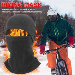 Мотоциклетные шлемы зимние полярные коралловые шляпы флис балаклава мужчинам сталкивается с маскими шапочками для шеи тепло
