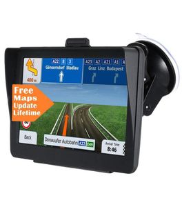 Sunshade Shield 8GB 256MBトラックSAT NAV FM Bluetooth Avin Navigation Lifetime Maps Updates9035821付きAuto Car 7インチGPSナビゲーター