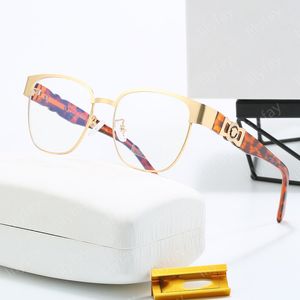 Occhiali da sole di moda per donne designer occhiali da sole per uomo campus stile occhiali oro di lusso in oro di lusso in vetro trasparente occhiale per lenti trasparenti con scatola -3