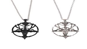 Fashion Pentagram Pan God Skull Capone Capone Catena a ciondolo Collana Unisex Luck A lega retrò Vintage Jewelry4085262