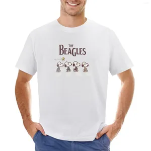 Мужская майка вершина футболка Beagles Blacks индивидуальные мальчики Whites Men Men Graphic T Roomts