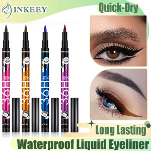 Eyeliner płynny eyeliner Quickdry Waterproof Eyeliner Pencil 36H Longlasting Black Liquid Eye Liner Pen Makeup Cosmetics Narzędzie Piękno