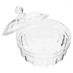 Dinnerware Sets Acrylic Fruit Bowl Bowls Small Candy Container Wedding Decor Party Treats Jar Clear Storage Containers Lids Acylic