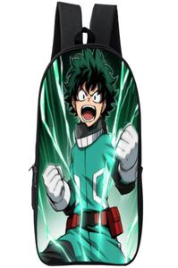 Izuku midoriya ryggsäck min hjälte akademi dagpack deku tecknad skolväska Leisure tryck ryggsida sport skolväska utomhus dag pack8555868