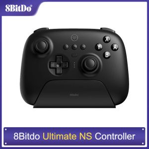 Joysticks 8BITDO Ultimate Wireless Bluetooth Gaming Controller con dock di ricarica per Nintendo Switch e PC, Windows 10, 11, Steam