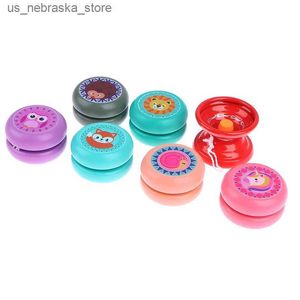 Yoyo Childrens Yoyo Cute Animal Print Wooden Yoyo Toy Ladybug Toy Childrens Yoyo Creative Yoyo Childrens Toy Q240418