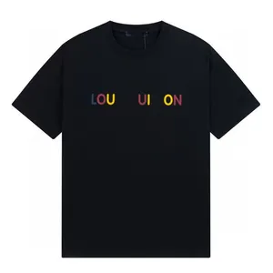 camiseta de designer de luxo camisetas masculinas letra de streetwear letra de algodão para mulheres roupas de camisetas de camisetas