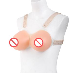Party Ball Use Cross Dresser Bröstcancer Bröstlyft Förstärkning Förstora Använd silikon ihålig byst form pad falsk bröst med remmar2189239