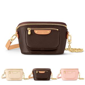 مصمم حقائب الخصر Bumbag M82335 Mini Bum Handbag Presh Hobo Satchel Tote Cross Body Chain Casual Bag M82335/6060