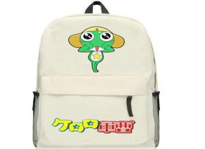 Keroro Gunsou Backpack Sargento Fropo Daypack Cool Style School School Anime Rucksack Sport School School Packoor Day Pack6947289