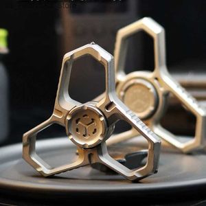 Новинка игры EDC Field Fidget Spinner Tighle Tiger для взрослого декомпрессии металлическая игрушка титановый сплав с сплавным выключателя