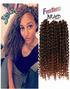 Extensões de cabelo para cabelo de traidores de tranças Savana Mambo Cabelo de Cabelo Mambo Sintético Jerry Curdeep Wave Curl10inch Marley8690570