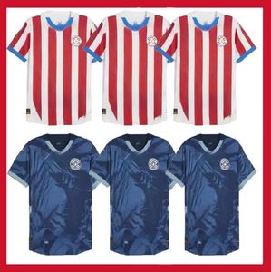 2024 Paraguay Soccer Jersey 2024 Copa America Camisa Home Away Football Shirt Size S-4XL
